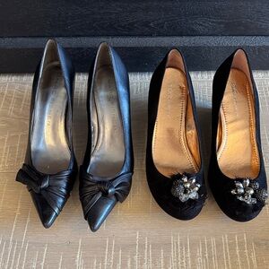 2 pairs new shoes, size 7.5